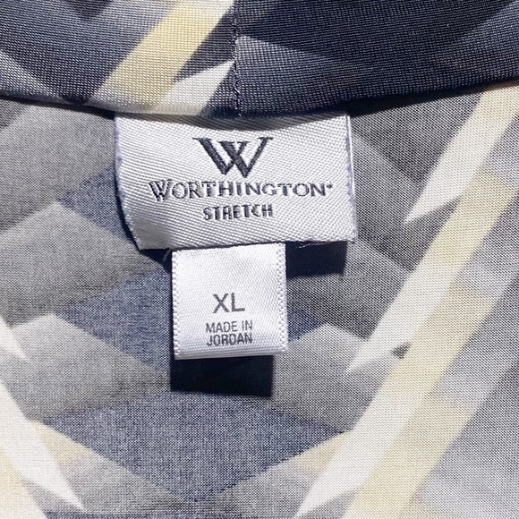 Worthington Stretch Sleeveless Blouse XL - Picture 3 of 4